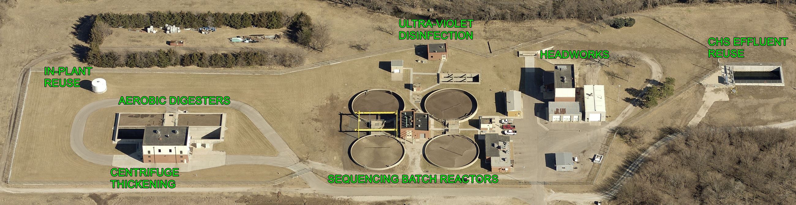 Wastewater Facility Aerial View