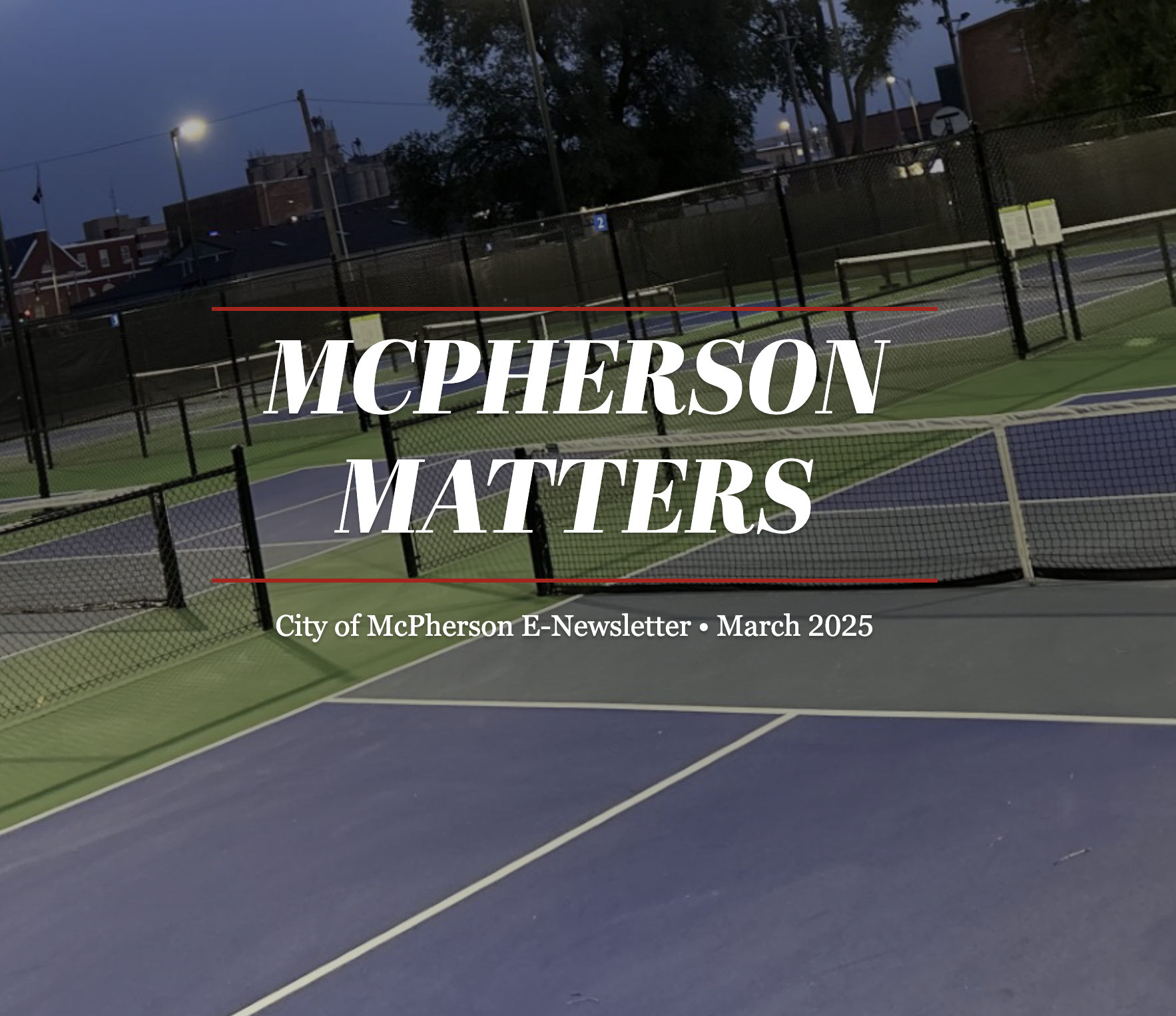 City of McPherson Newsletter March 2025