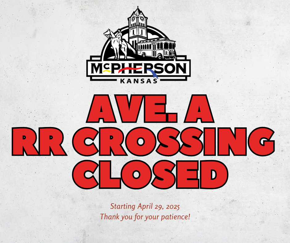 Ave. A Railroad Crossing Closed 