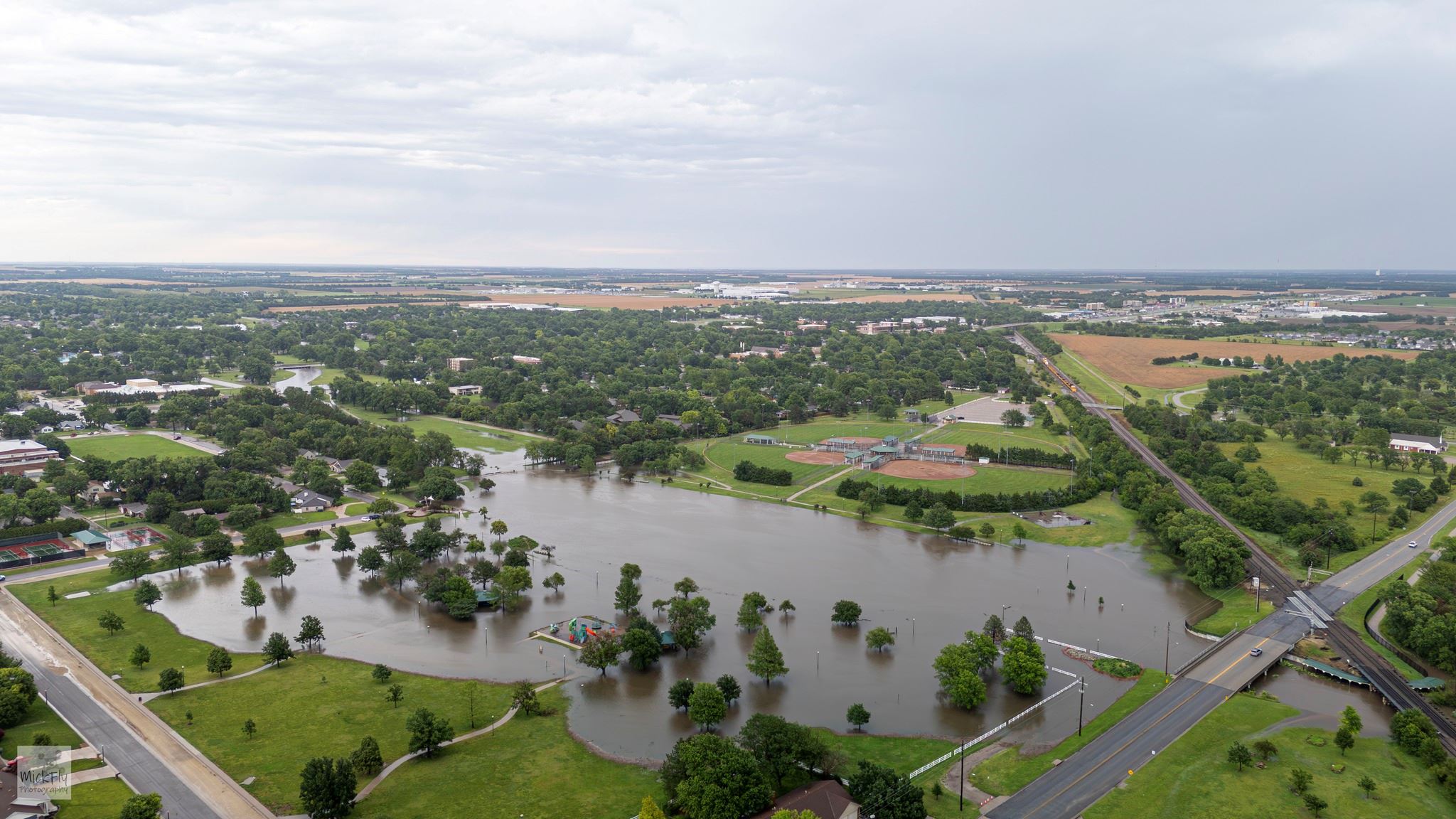 Wall Park flood from 2025
